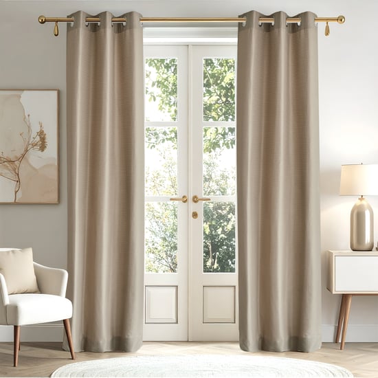 Sierra Set of 2 Woven Light Filtering Door Curtains