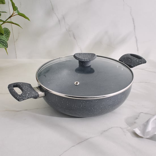 Blair Nevada Aluminium Kadhai with Lid - 2.6L