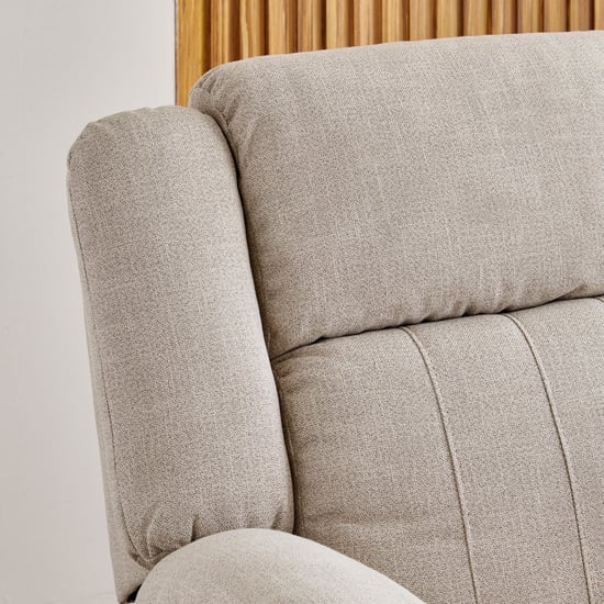 Denver Fabric 1-Seater Electric Recliner - Beige