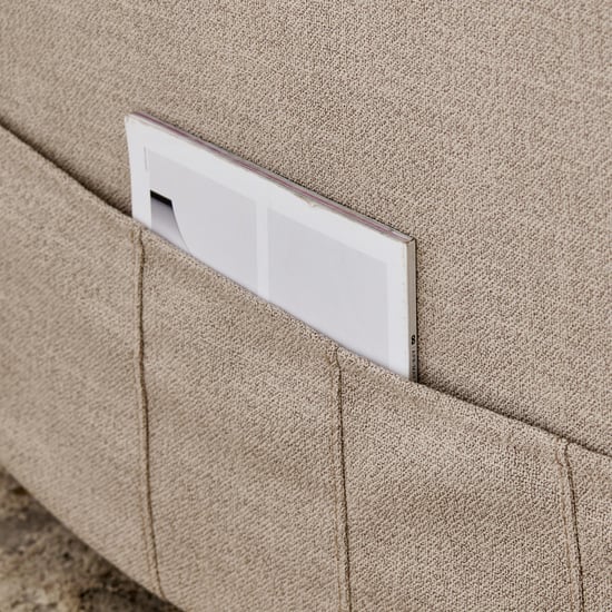 Denver Fabric 1-Seater Electric Recliner - Beige