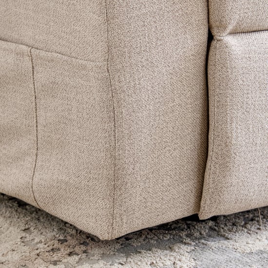Denver Fabric 1-Seater Electric Recliner - Beige