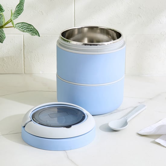 Korobka Savor Stainless Steel 2-Tier Insulated Lunch Box - 740ml