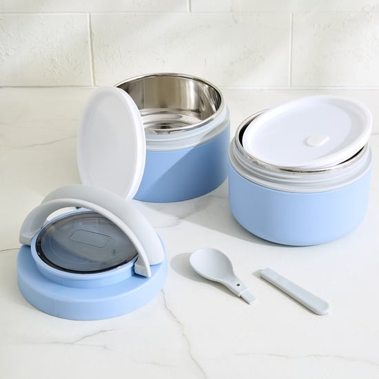 Korobka Savor Stainless Steel 2-Tier Insulated Lunch Box - 740ml