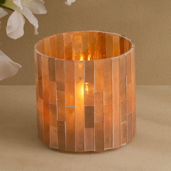 Tamaira Cade Glass Long Strip Votive Candle Holder