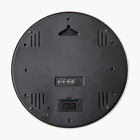 Casablanca Luxe Metal Digital Wall Clock - 25cm