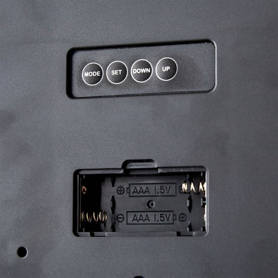 Casablanca Luxe Metal Digital Wall Clock - 25cm