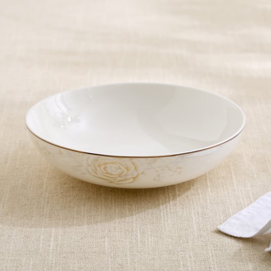 Altius Amaryllis Bone China Floral Print Deep Dish - 700ml