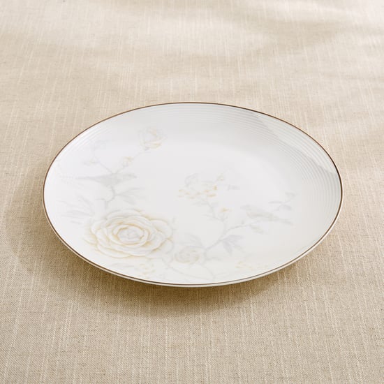 Altius Amaryllis Bone China Floral Print Dinner Plate - 27cm