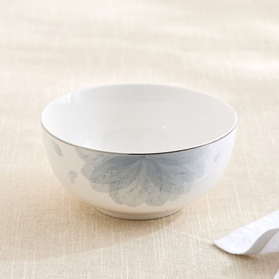 Altius Mirage Bone China Floral Print Cereal Bowl - 550ml