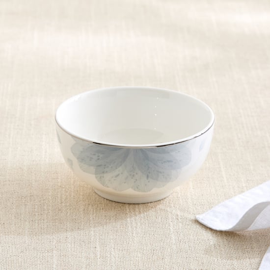 Altius Mirage Bone China Floral Print Katori - 185ml