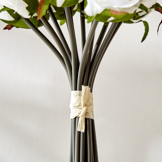 Botanical Bunch Set of 15 Artificial Rose Bouquet - 25cm