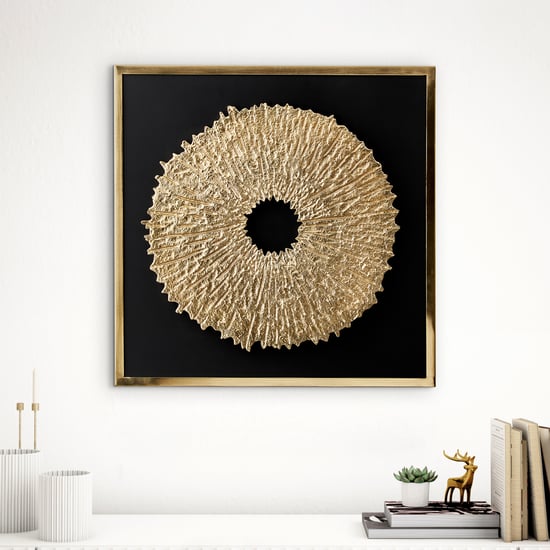 Panorama Flare Metal Sun Decorative Wall Accent