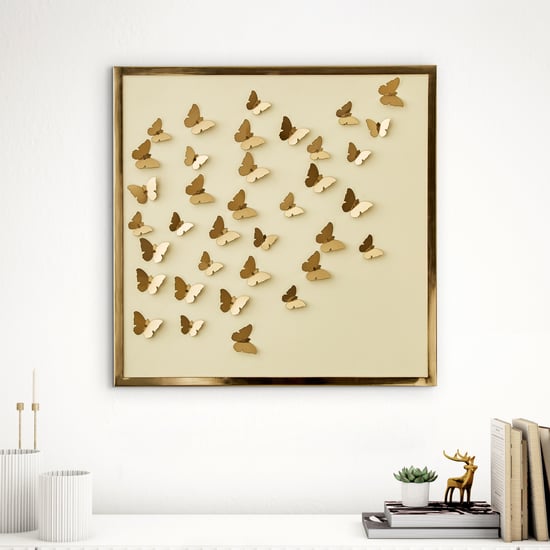 Panorama Glitz Metal Butterfly Wall Accent