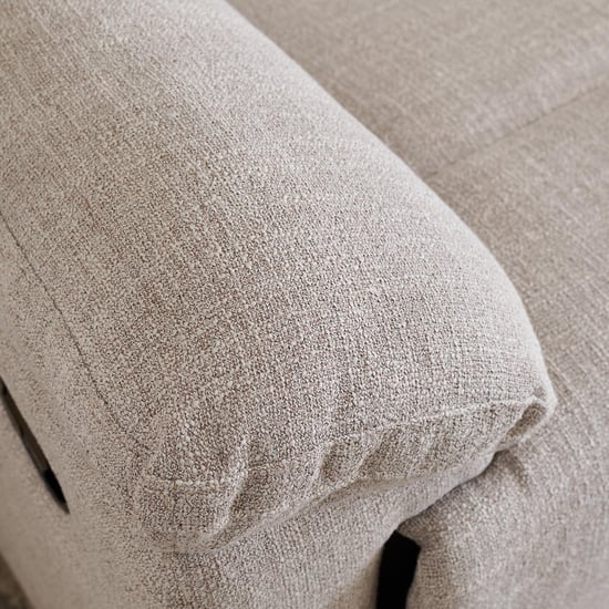 Lambert Fabric 3-Seater Recliner - Beige