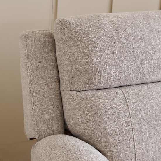 Lambert Fabric 3-Seater Recliner - Beige