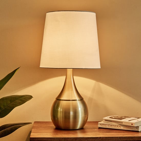 Albama Okien Metal Touch Table Lamp