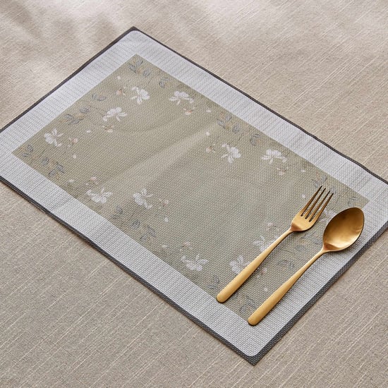 Mandarin Botanica PVC Floral Print Placemat