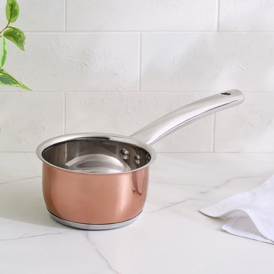 Lisbon Peony Stainless Steel Milk Pan - 800ml