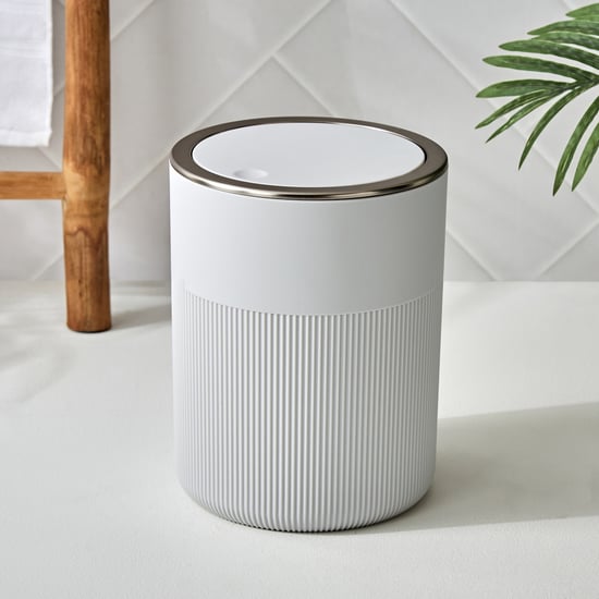 Spinel Rivera Push Waste Bin - 6L