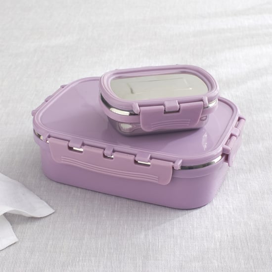 Back To School Spark Set of 2 Stainless Steel Insulated Lunch Box