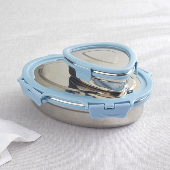 Back To School Spark Set of 2 Stainless Steel Lunch Box
