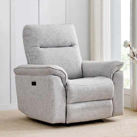 Artise Fabric 1-Seater Electric Recliner - Grey