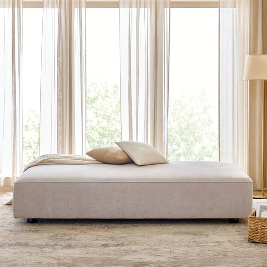 Ebony NXT Fabric 3-Seater Sofa Bed - Beige