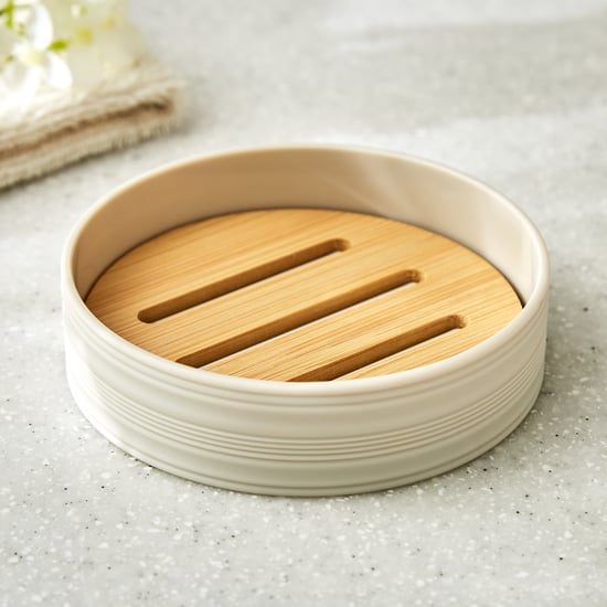 Intelio Boyle Taupe Soap Dish