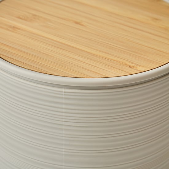 Intelio Boyle Swing Waste Bin with Bamboo Lid - 6L