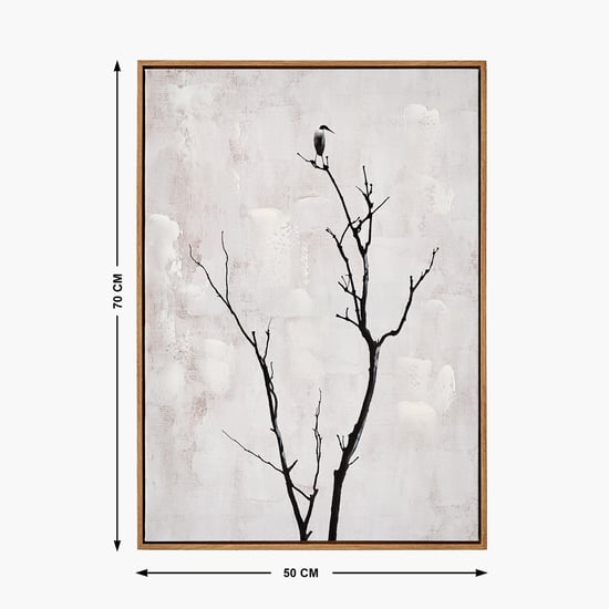 Artistry Dawn Canvas Hand Painted Birds Picture Frame - 50x70cm