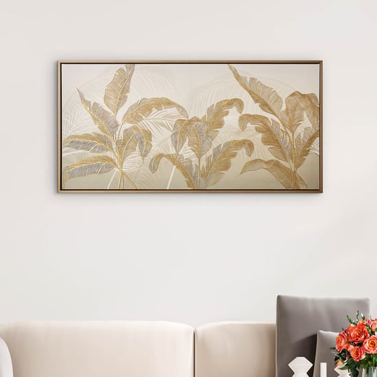 Artistry Sartora Canvas Leaf Picture Frame - 100x50cm