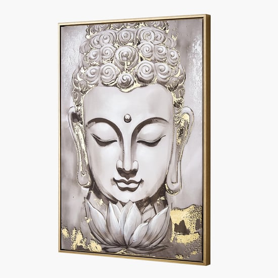 Artistry Sartora Canvas Hand Painted Buddha Picture Frame - 50x70cm