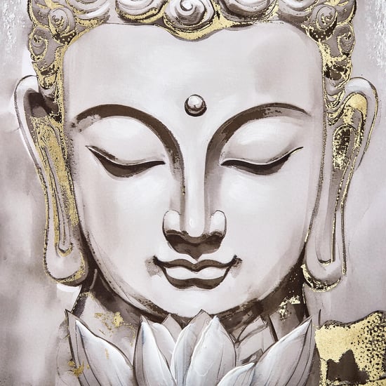 Artistry Sartora Canvas Hand Painted Buddha Picture Frame - 50x70cm