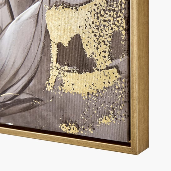 Artistry Sartora Canvas Hand Painted Buddha Picture Frame - 50x70cm