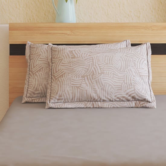 Oxford Maze Set of 2 Printed Pillow Covers - 70x45cm