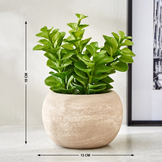 Gloria Bond Artificial Plant in Paper Mache Pot