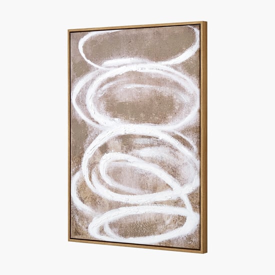 Artistry Dusk Canvas Hand Painted Waves Picture Frame - 50x70cm