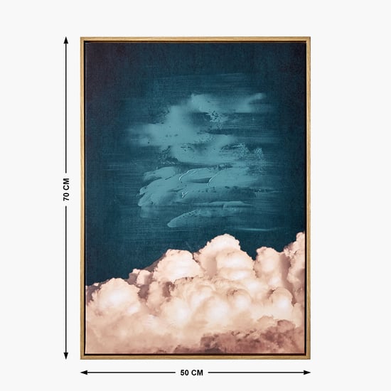 Artistry Dusk Canvas Hand Painted Cloud Picture Frame - 50x70cm