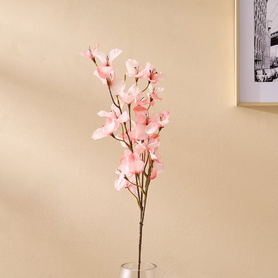 Botanical Autumn Fabric Artificial Bougainvillea Flower Stem - 80cm