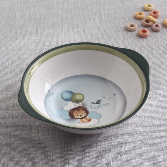 Slate Kids Safari Melamine Printed Bowl - 350ml