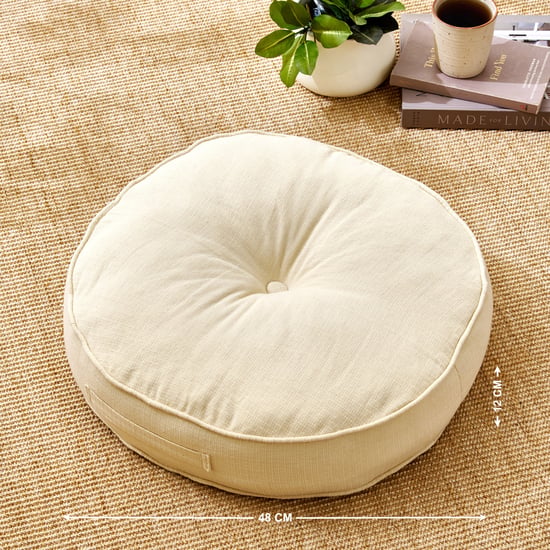 Poise Oat Floor Cushion - 48x12cm