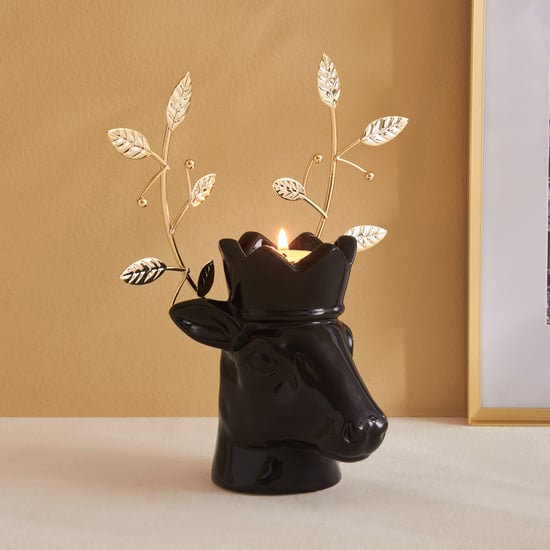 Brighton Rudo Ceramic Reindeer T-Light Holder