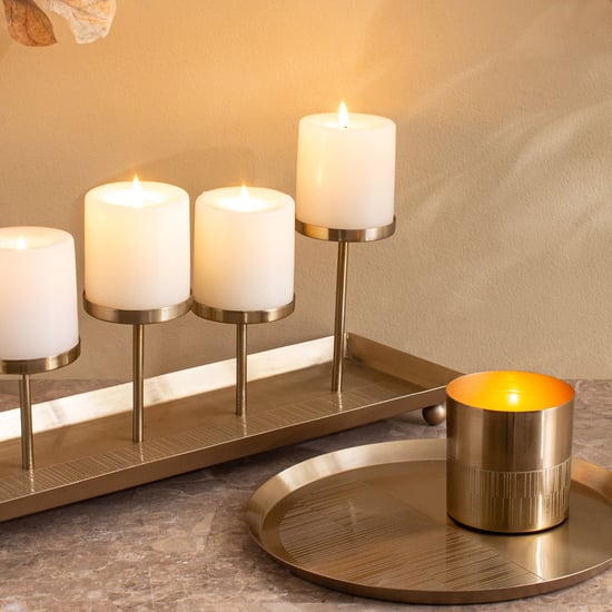 Ember Opt Linix Metal Etching Votive Candle Holder
