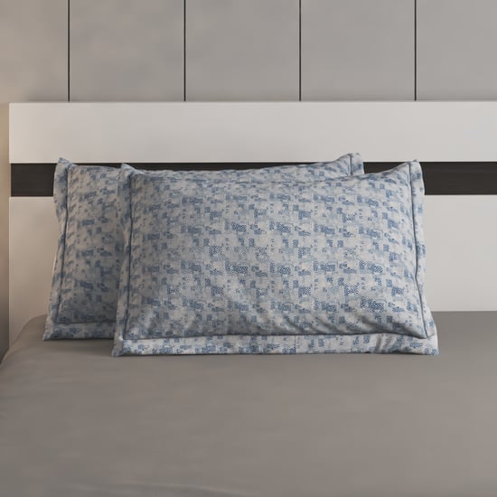 Oxford Frost Set of 2 Printed Pillow Covers - 70x45cm