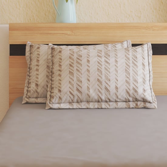 Oxford Herring Set of 2 Printed Pillow Covers - 70x45cm