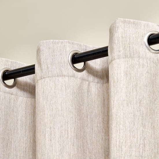 Arena Pebble Set of 2 Woven Light Filtering Window Curtains