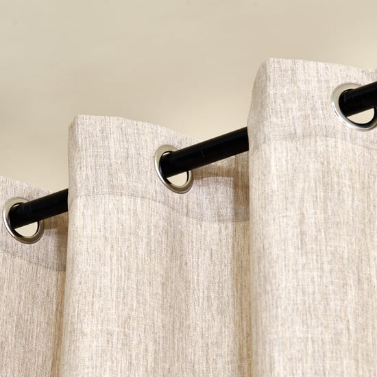 Arena Pearl Set of 2 Light Filtering Door Curtains - 8.8ft (270cm)