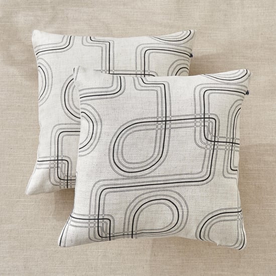 Mellow Calco Set of 2 Printed Cushion Covers - 40x40cm