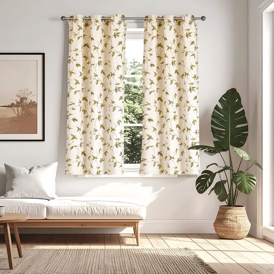 Mellow Zima Printed Light Filtering Window Curtain