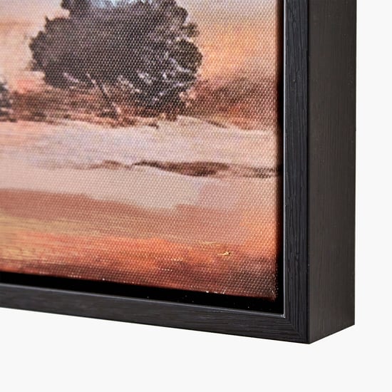 Artistry Dusk Canvas Mountain Picture Frame - 90x50cm | Multicolour